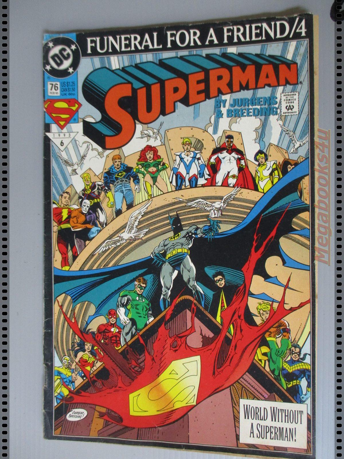 การ์ตูน DC comics การ์ตูนภาษาอังกฤษ ซุปเปอร์แมน SUPERMAN ฉบับที่ 076 ปี2536 ตอน METROPOLIS MAILBAG II