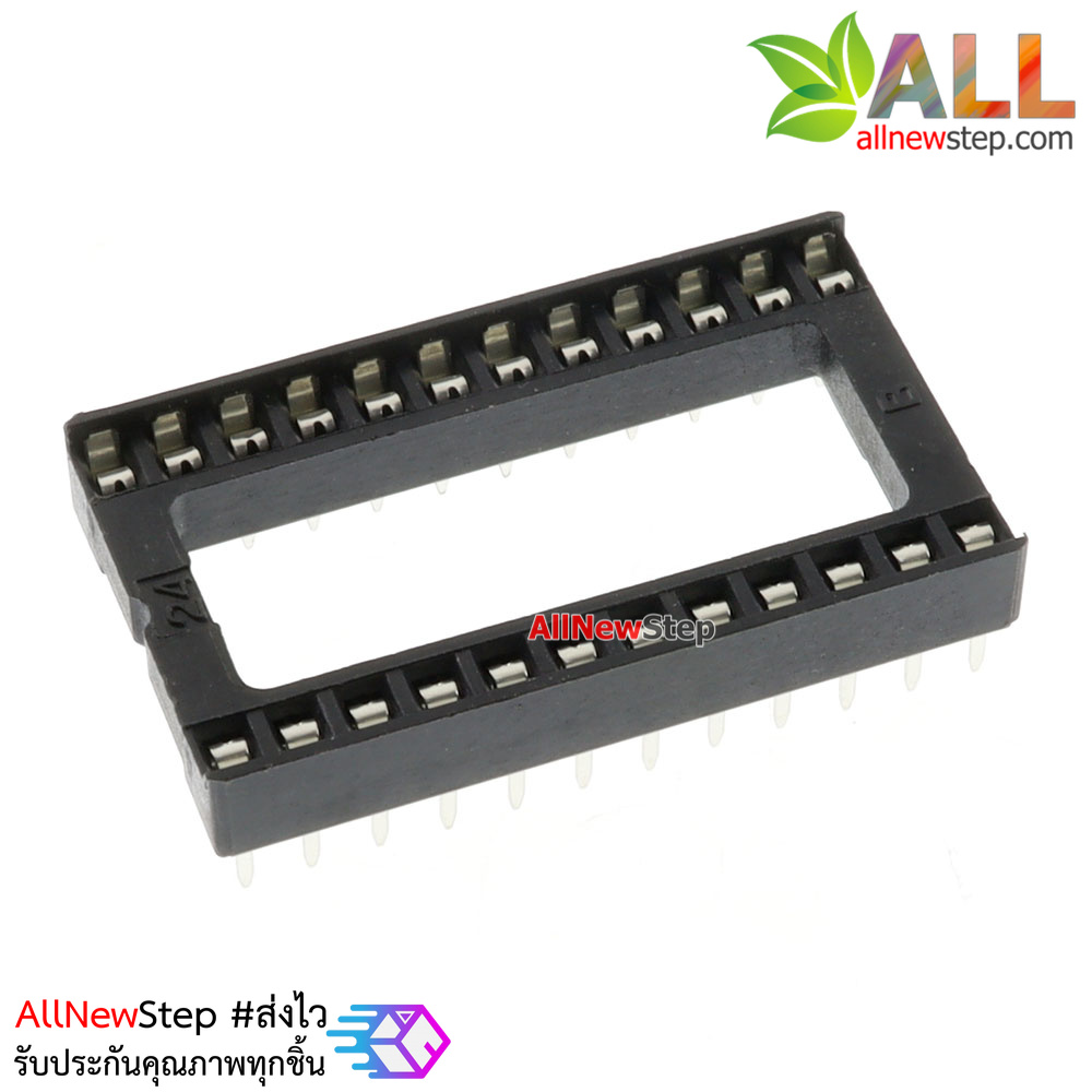 Socket IC อย่างดีขากลมแบบกว้าง 24 ขา socket 24p