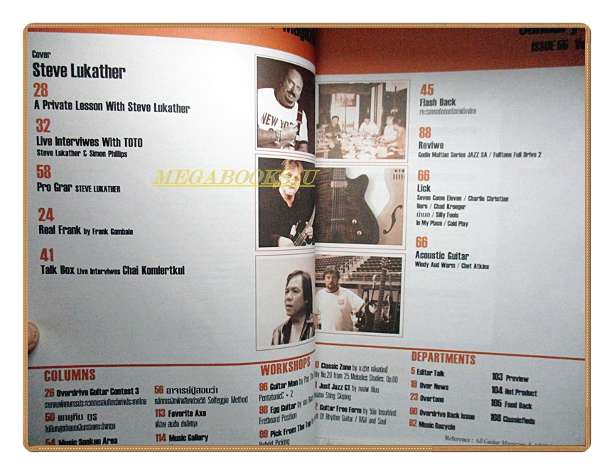 นิตยสารOVERDRIVE GUITAR ISSUE55 ปี2003 สภาพดี