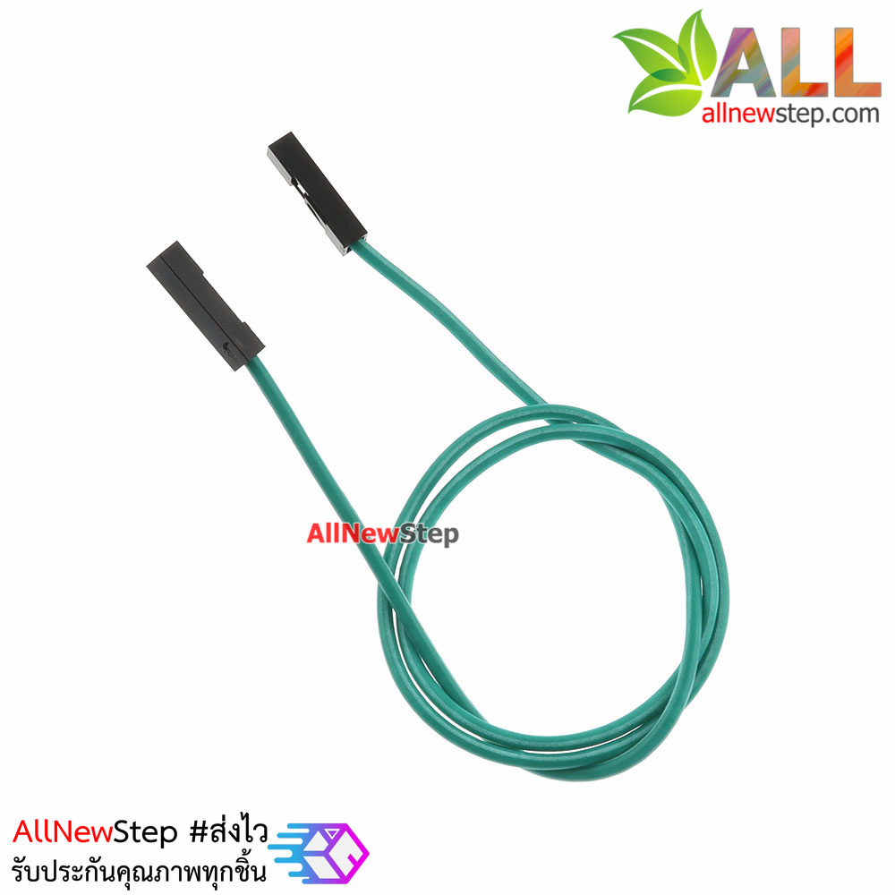สายจัม เมีย-เมีย Jump Wire (Female to Female) สายไฟ ยาว 30cm. คละสี จำนวน 1 เส้น