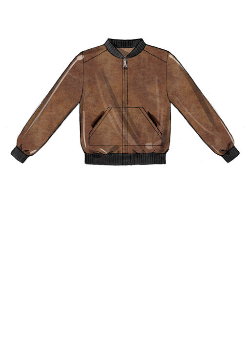 แพทเทิร์นตัดเสื้อกันหนาวเด็ก Mccalls 7619 Size: 3-4-5-6 ขวบ