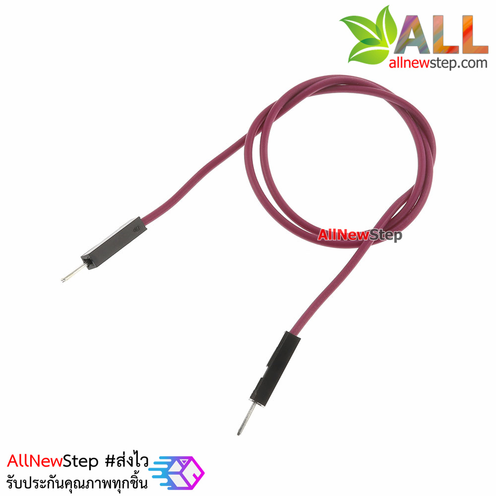 สายจัม ผู้-ผู้ Jump Wire (Female to Female) สายไฟ ยาว 30cm. คละสี จำนวน 1 เส้น