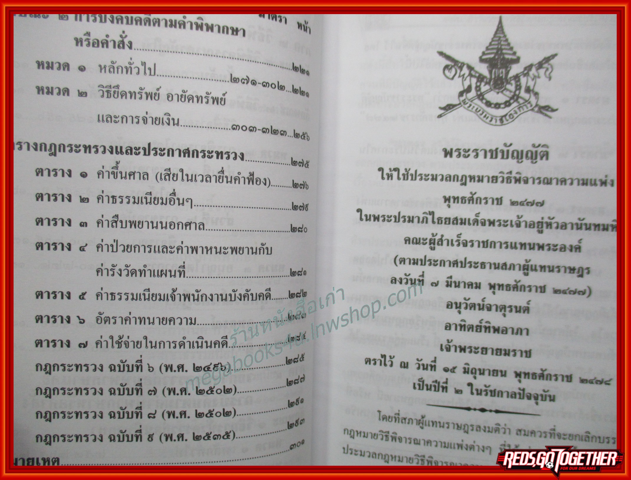 ประมวลกฎหมาย วิธีพิจารณาความแพ่ง ความอาญา พระธรรมนูญศาลยุติธรรม / The justice group /ไม่มีรอยขีดเขียน