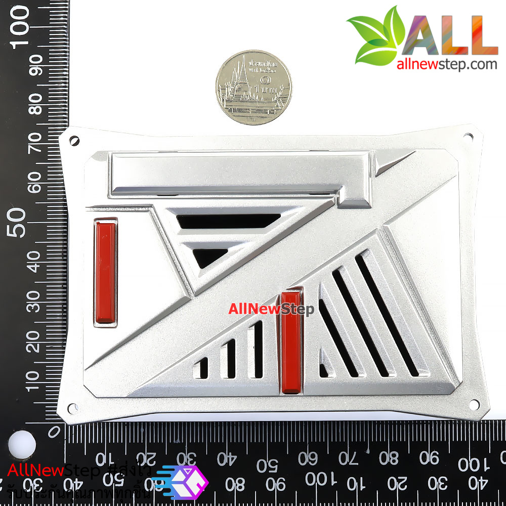 เคส Raspberry Pi4 สีขาวเงิน