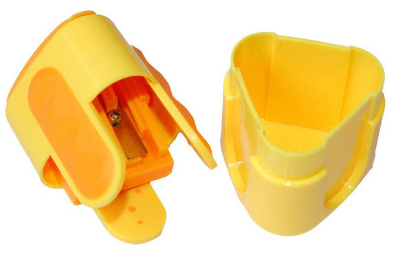 กบเหลาดินสอสามเหลี่ยม แบบ 2 รู GROOVE LYRA