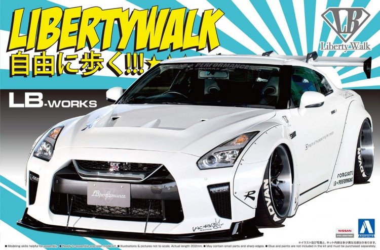 1/24 LIBERTY WALK LB WORKS R35 GT-R TYPE 1.5