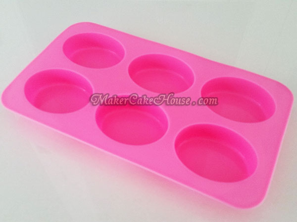 พิมพ์ซิลิโคนรูปไข่หรือวงรี ขนาด 70 กรัม