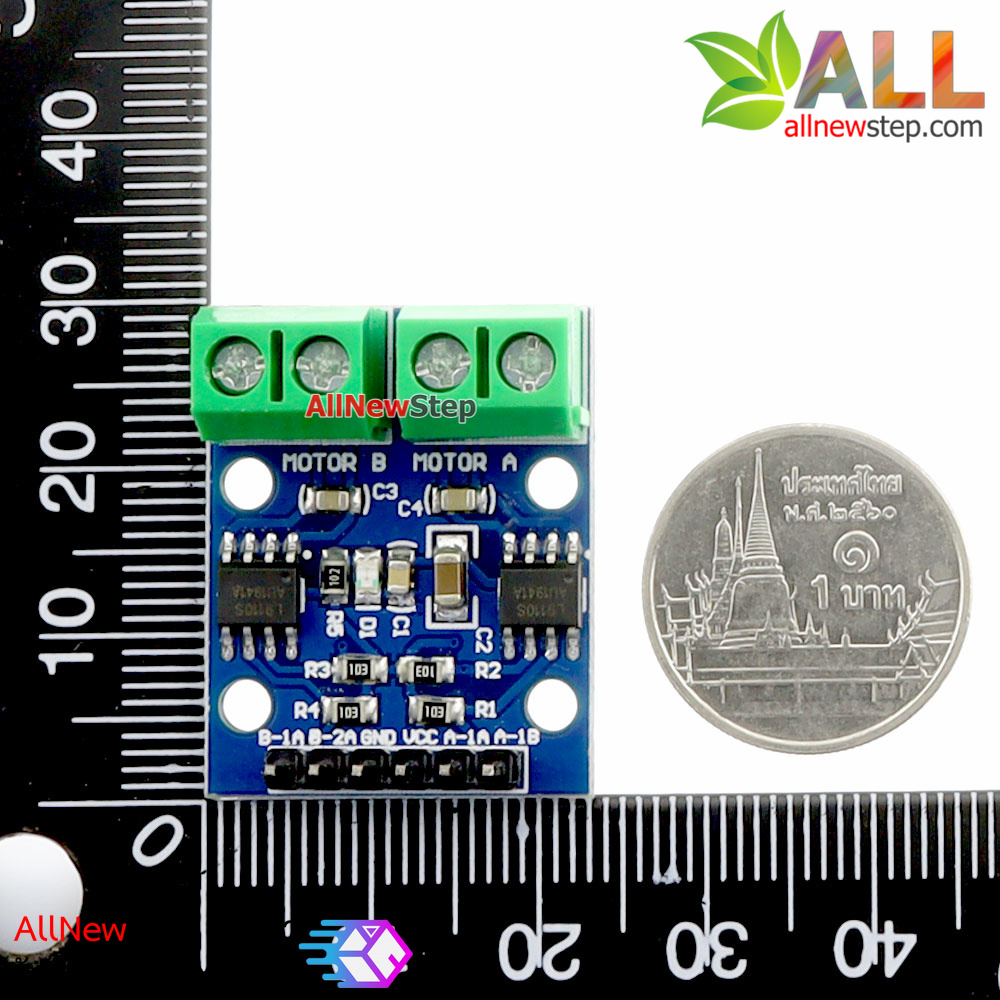 Motor Drive Module L9110S บอร์ดควบคุมมอเตอร์ 2.5-12V แบบ pwm
