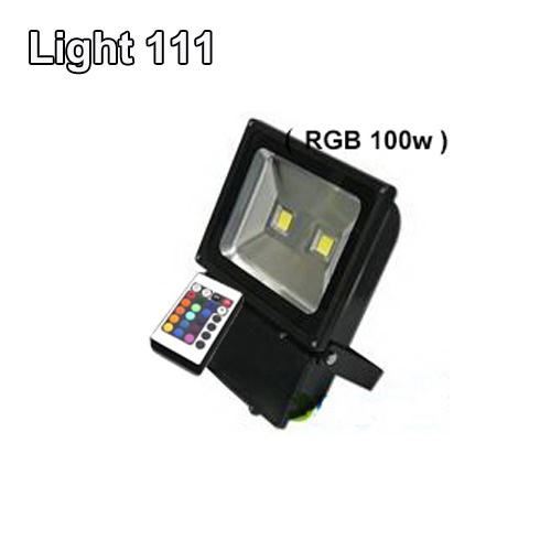สปอร์ตไลท์ LED 100 w (RGB) เปลี่ยนสีได้