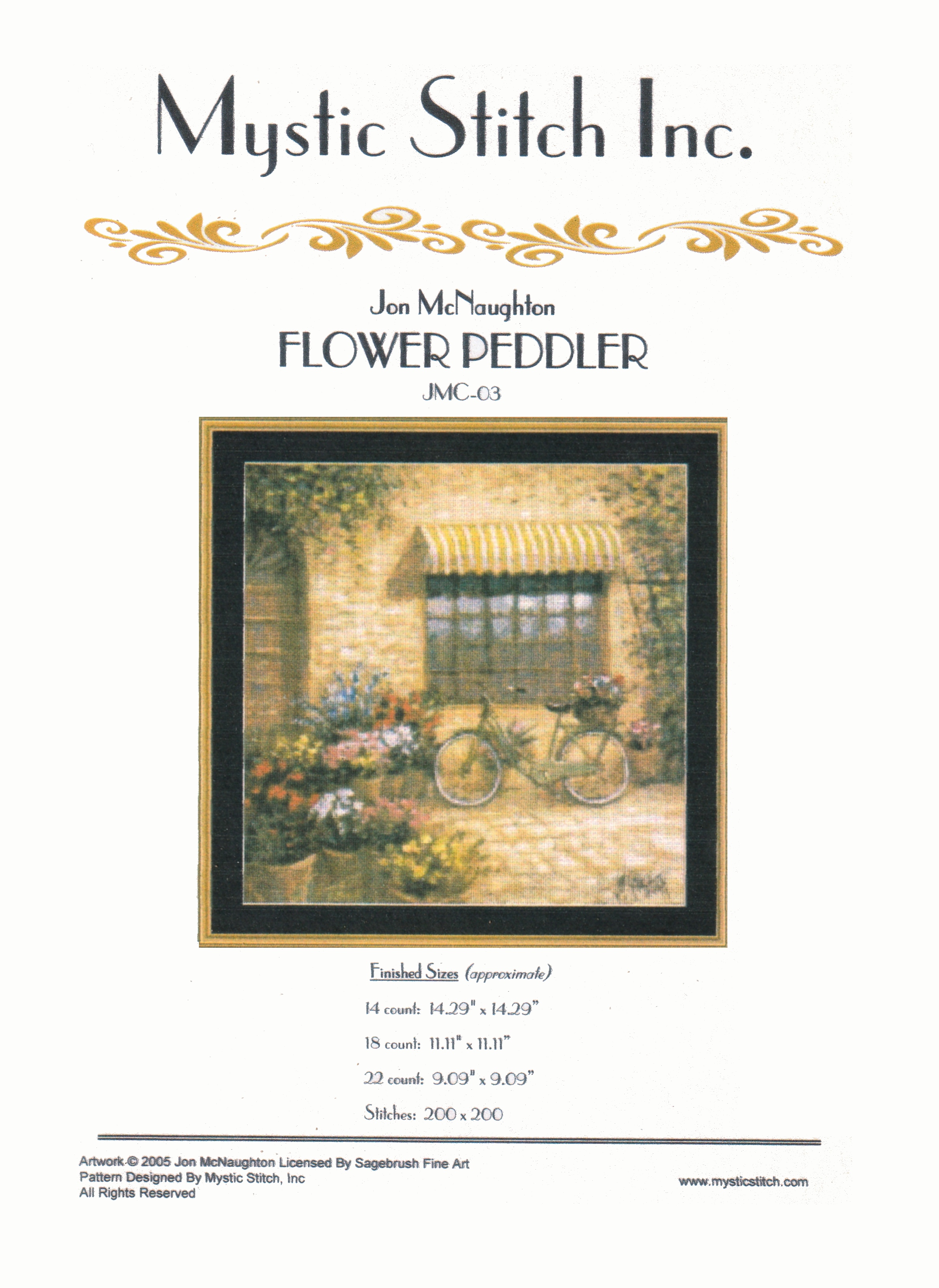 Mystic Stitch ผังลาย Flower Peddler