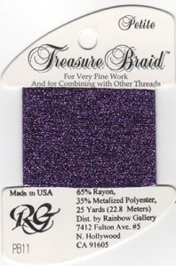 Rainbow Gallery Treasure Braid Petite : Purple