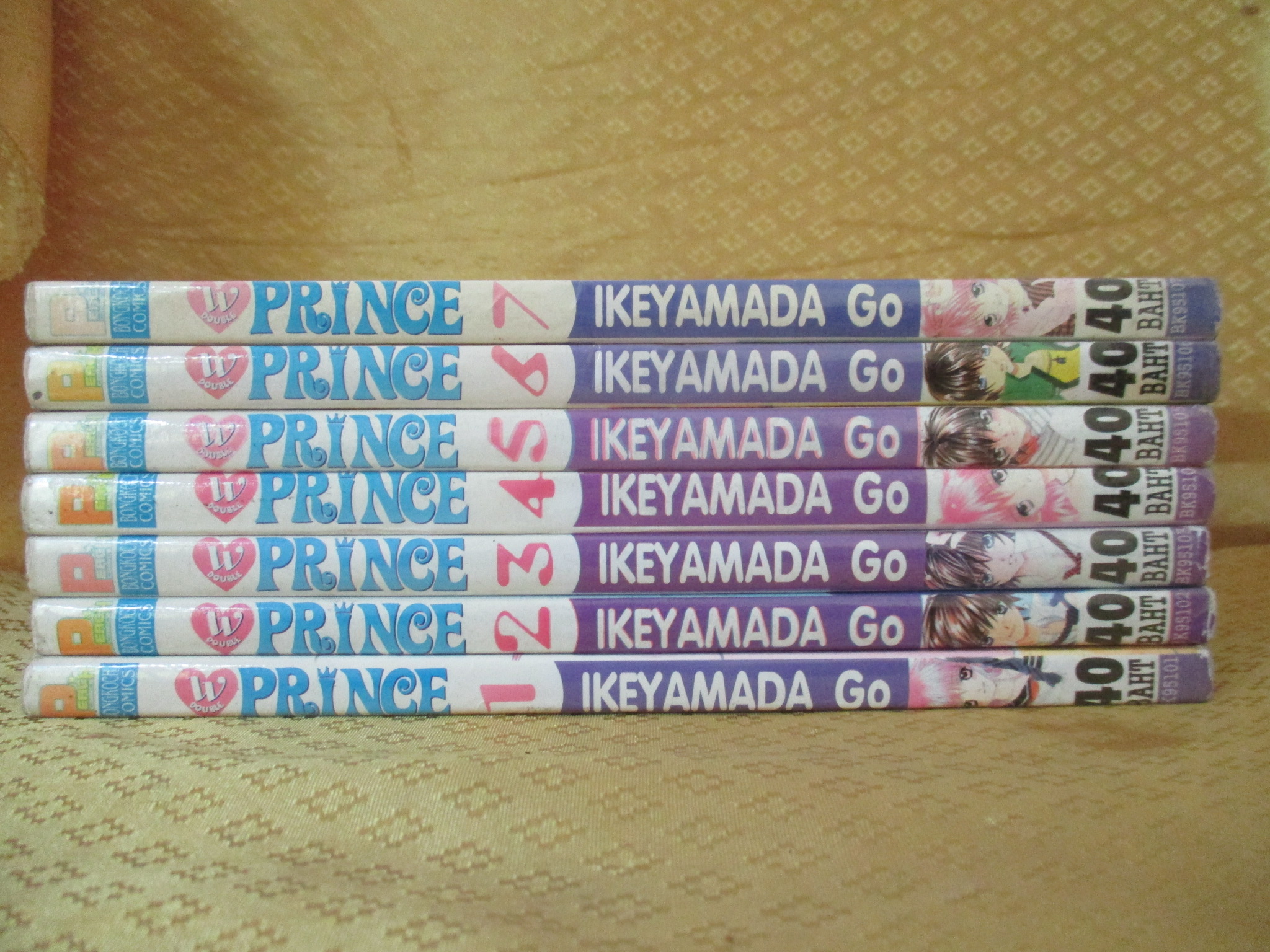 การ์ตูนเช่า W prince ครบชุด7เล่มจบ สนพ.บงกช ห่อปก ไม่แม็กซ์