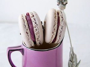 สูตรและวิธีทำมาการองไส้ลาเวนเดอร์บัตเตอร์ครีม (Lavender Buttercream)