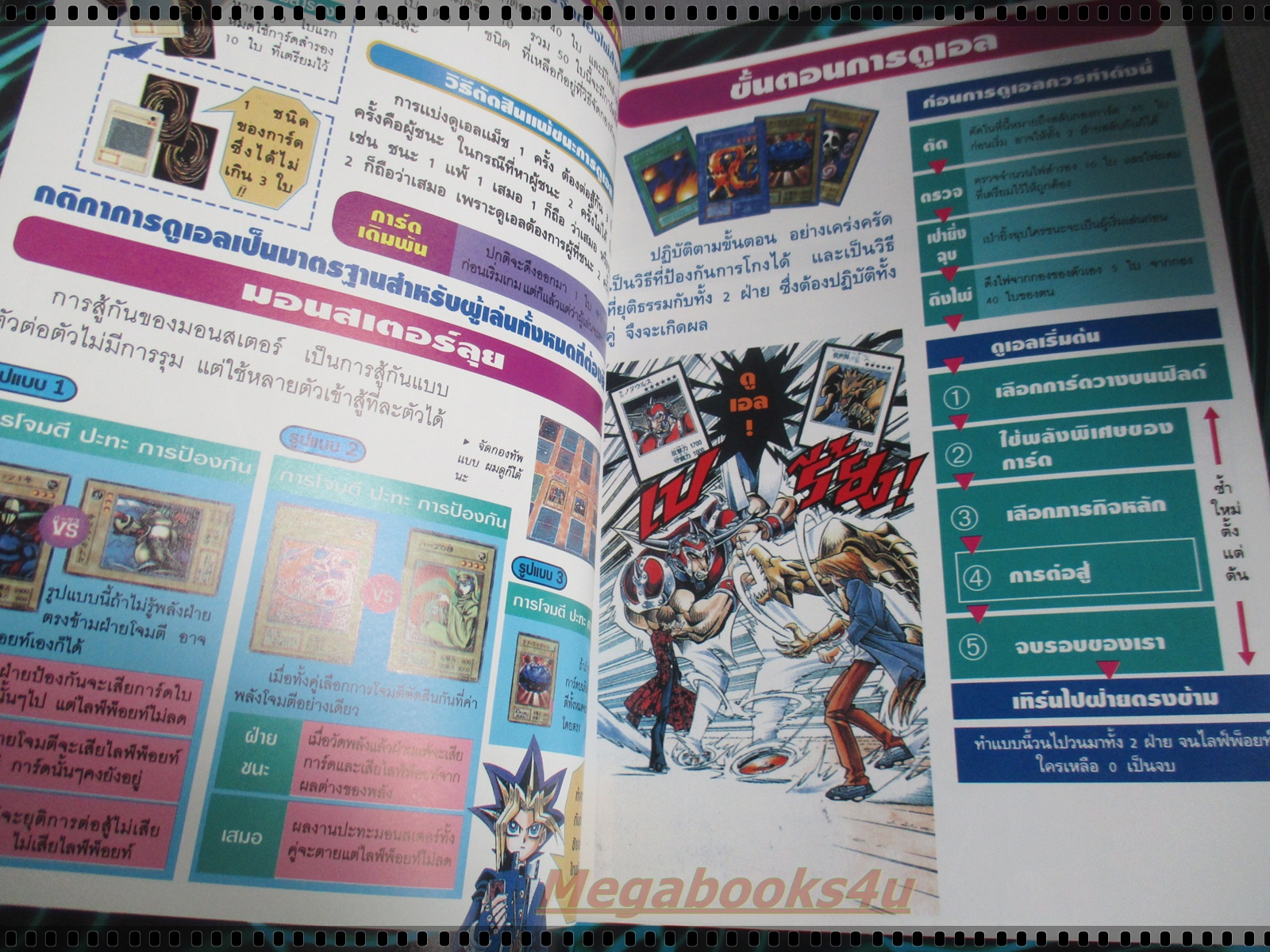 หนังสือคู่มือเทคนิคการเล่นเกมส์การ์ด YU GI OH