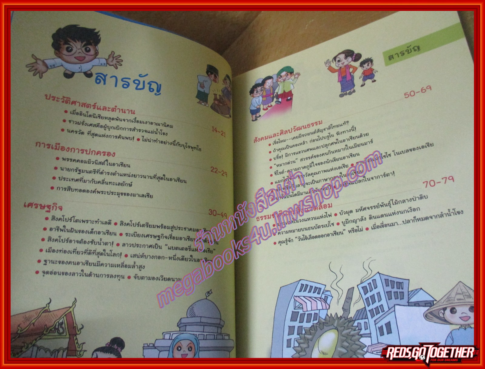 รู้รอบตอบได้เรื่องอาเซียน เล่ม 1 สนุกกับสารพันคำถาม ผู้เขียน ฝ่ายวิชาการ สถาพรบุ๊คส์ (มือสองจากห้องสมุด) (สภาพ70-80%)