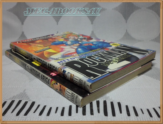 HZ1308 ;หนังสือการ์ตูนROCKMAN MEGA MIX /HITOSHI ARIGA,2เล่มจบ บงกชสภาพดี