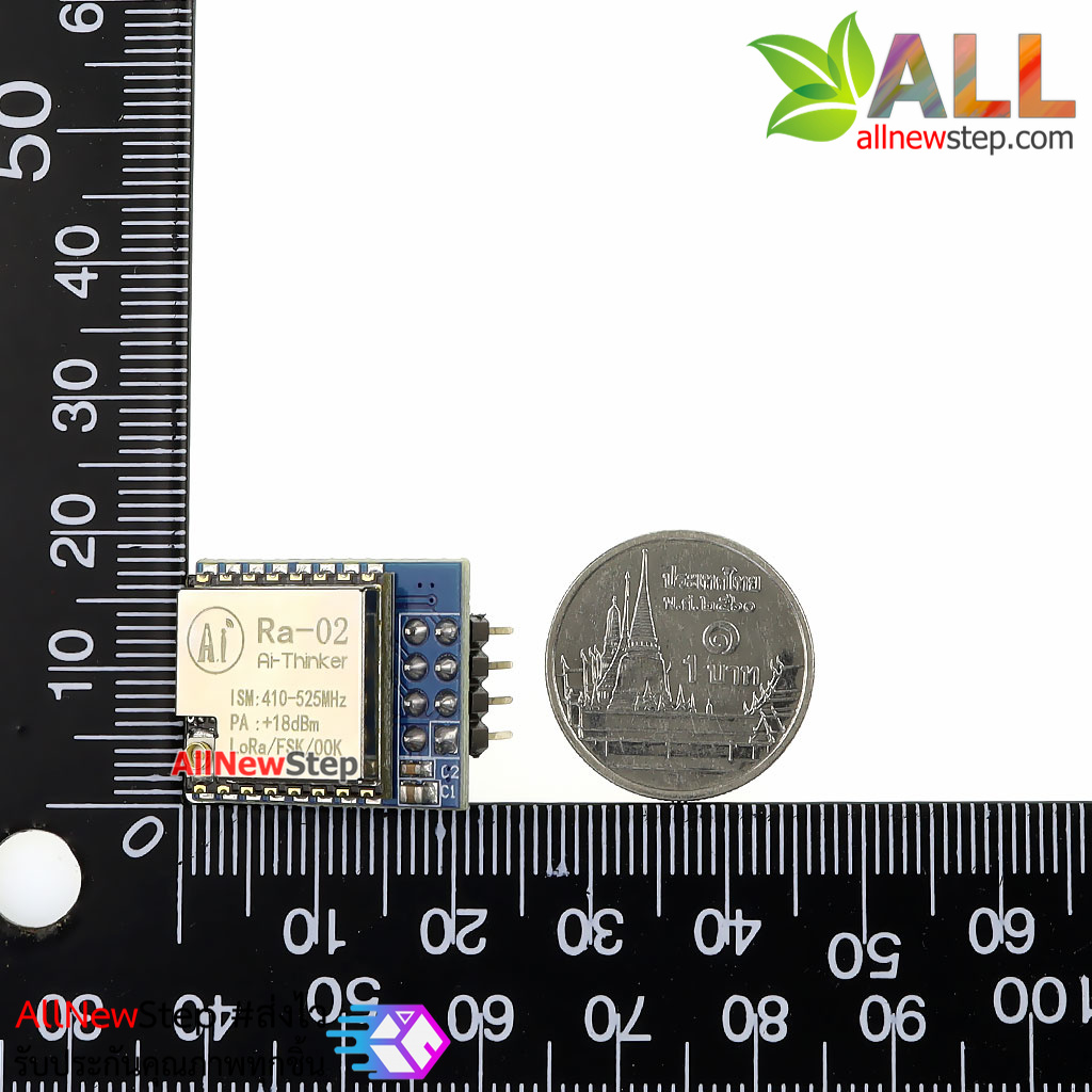 LoRa SX1278 LoRa wireless module 433MHz Ra-02 SPI Interface โมดูล LoRa SX1278 รุ่น Ra-02 433Mhz