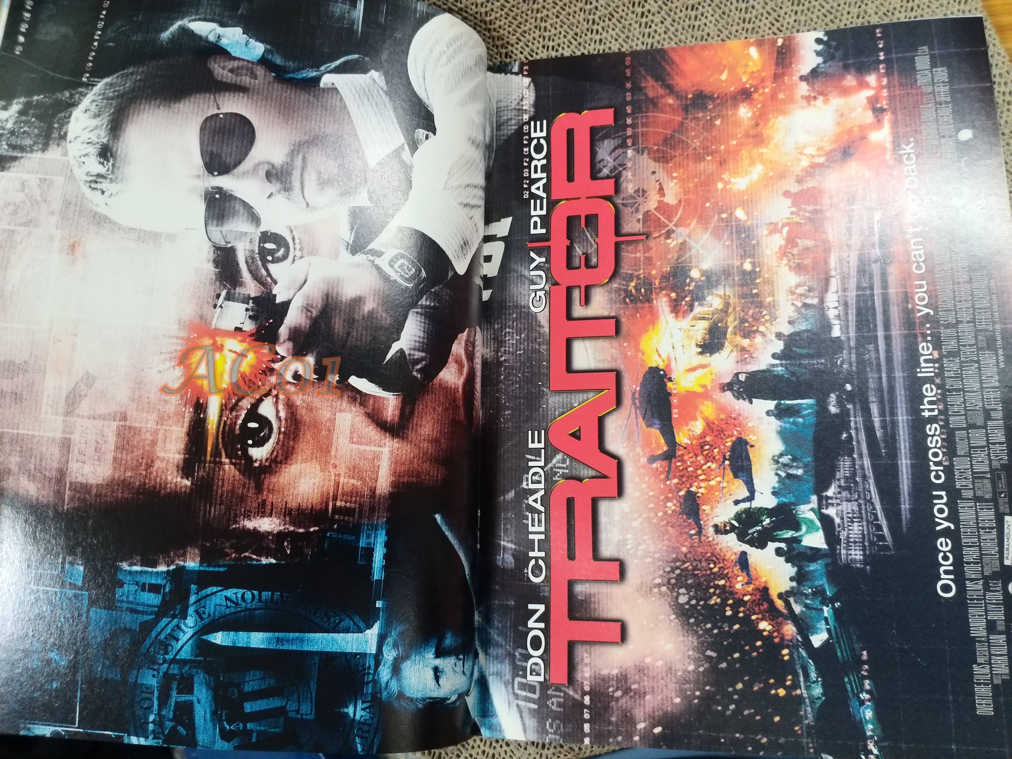 นิตยสารเอนเตอร์เทน Entertain ฉบับที่1010 ปี2551 ปก ปิดเกมล่าจารชนคนพันธุ์โหด (Traitor) โปสเตอร์เรื่องปิดเกมล่าจารชนคนพันธุ์โหด (Traitor)