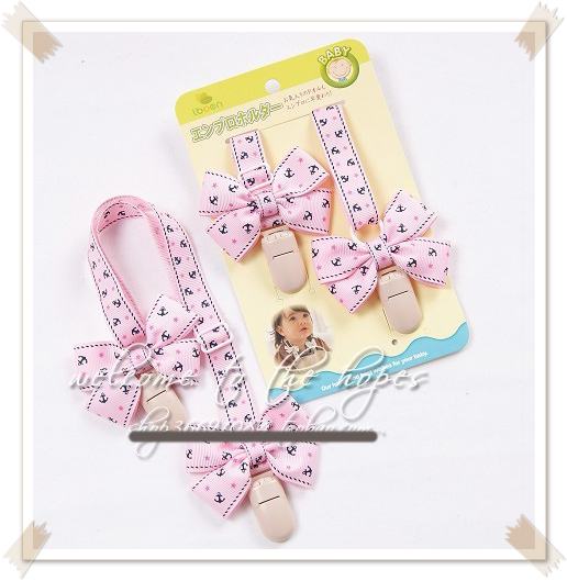 คลิปหนีบผ้ากันเปื้อนเวลาน้องทานอาหารสินค้านำเข้าจากญี่ปุ่นลายน่ารักมากๆจ้า