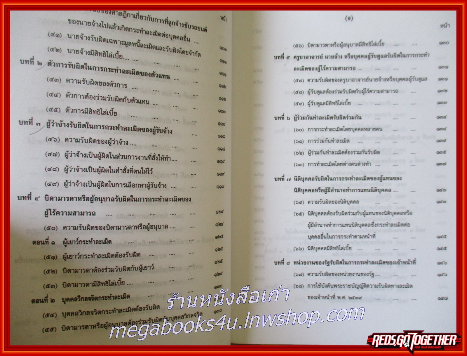 หนังสือคำอธิบายโดยย่อ ประมวลกฎหมายแพ่งและพาณิชย์ ว่าด้วยละเมิดและความรับผิดทางละเมิด ตามพระราชบัญญัติความรับผิดทางละเมิดของเจ้าหน้าที่ พ.ศ. 2539/ศักดิ์ สนองชาติ/ มี ไฮไลท์ เน้นข้อความ บางหน้า