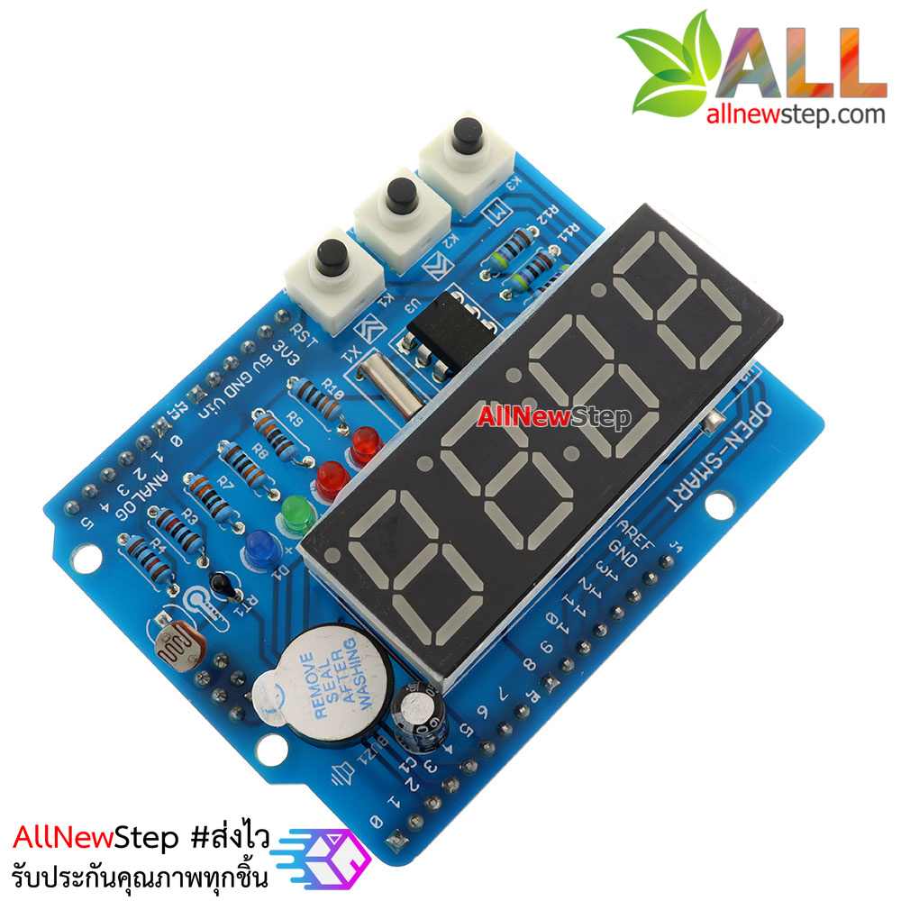 บอร์ดทดลอง Uno R3 Expansion Board Clock Shield Wire Digital Module Real Time Clock Shield for Arduino