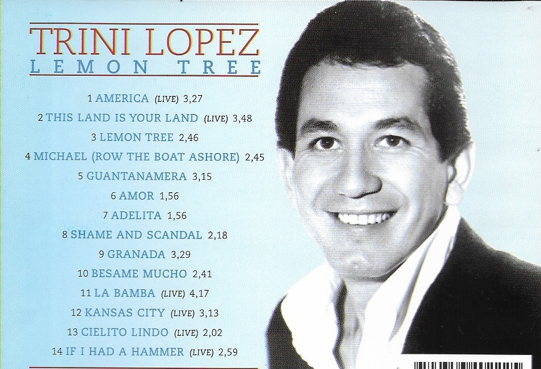 CD,Trini Lopez - Lemon Tree (2001)(EU)