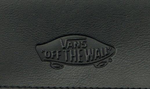VANS OFF THE WALL x MINI กระเป๋าสะพายหนัง มีช่องใส่บัตร เงิน และโทรศัพท์ สายสะพายถอดได้
