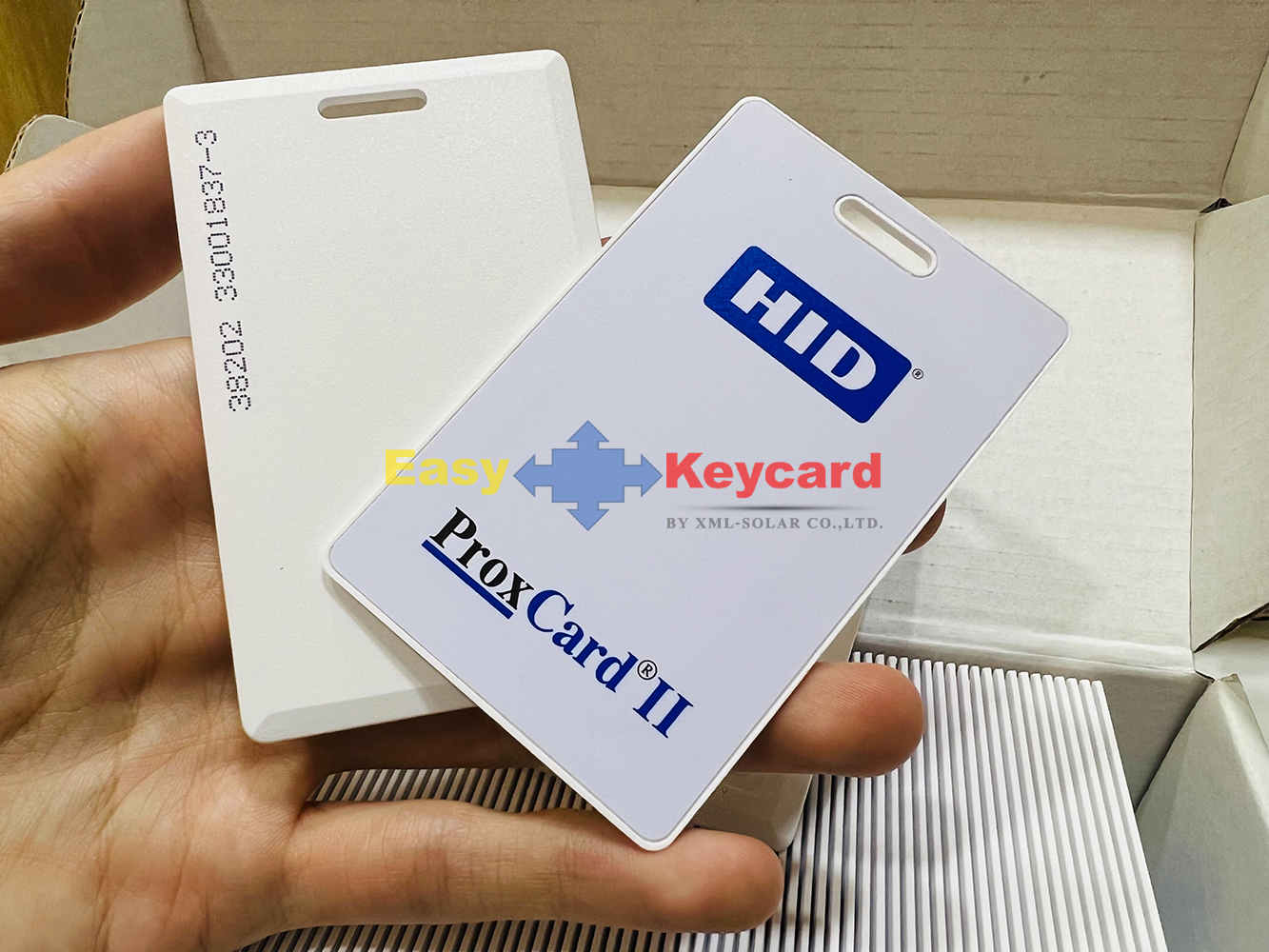 บัตรคีย์การ์ด HID ProxCard ®II (คลื่น 125khz) (แบบหนา)