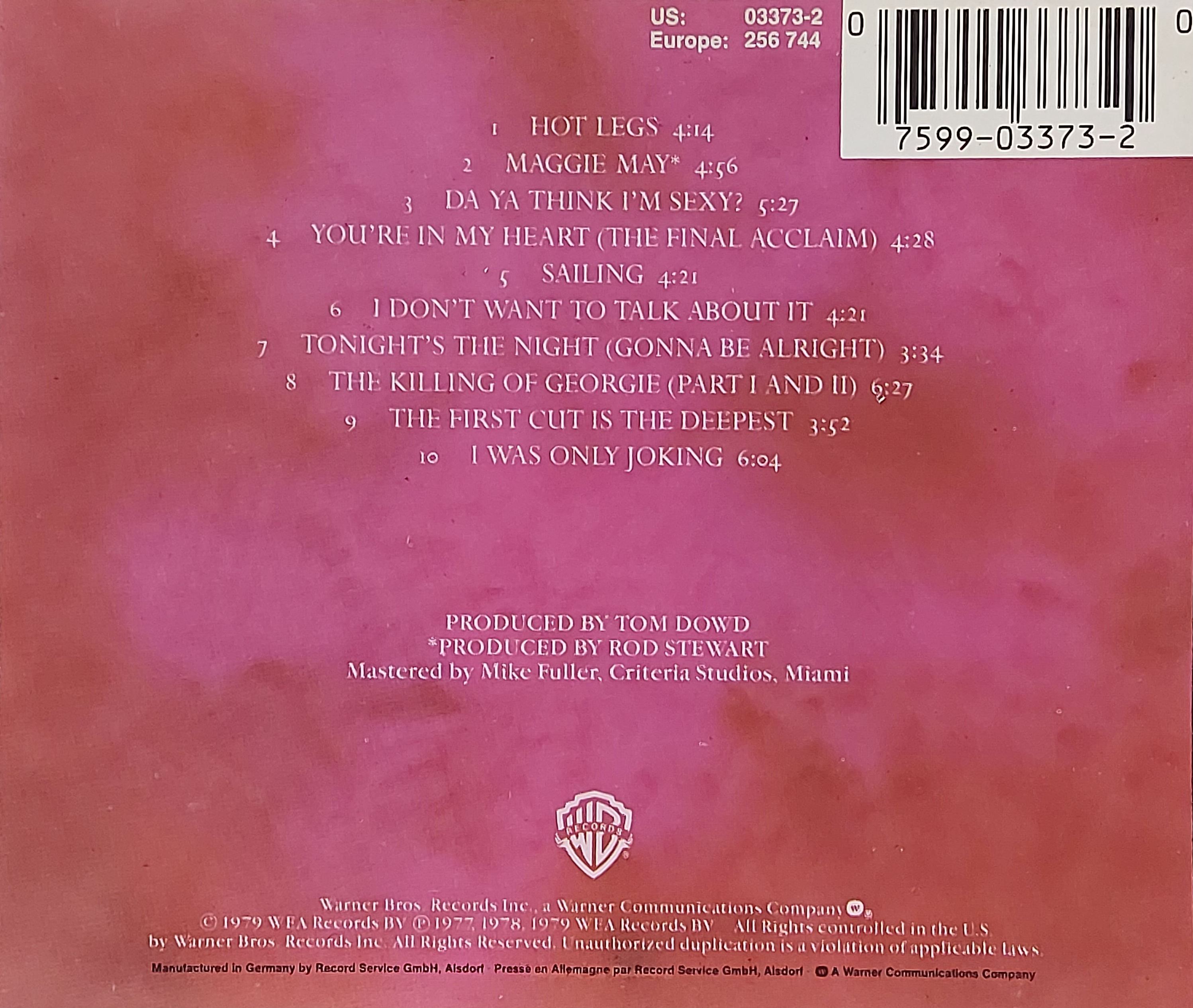 Used CD,Rod Stewart - Greatest Hits (B)(1979)(Germany)