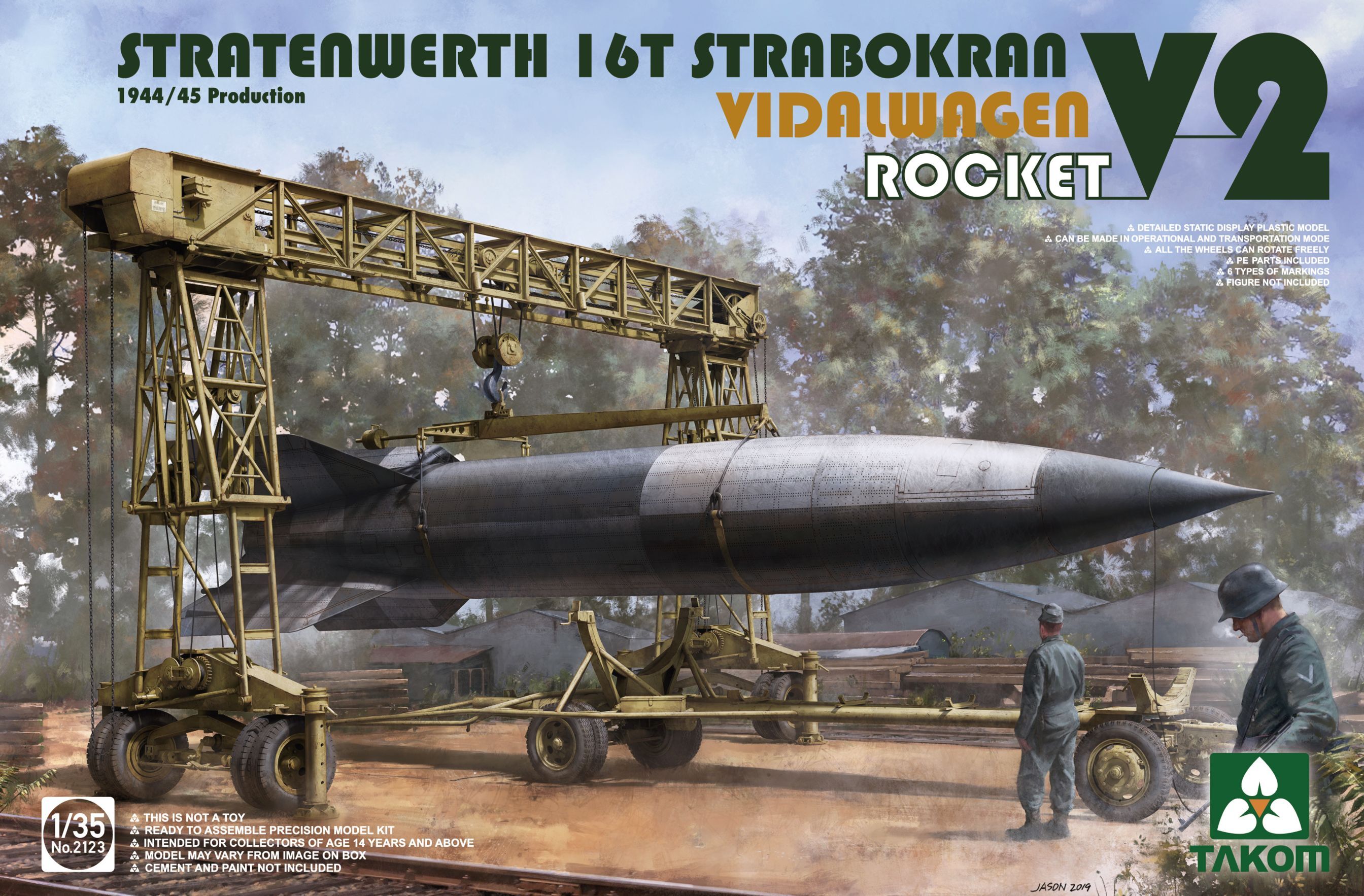 1/35 Stratenwerth 16t Strabokran 1944/45 Production / V-2 Rocket/ Vidalwagen