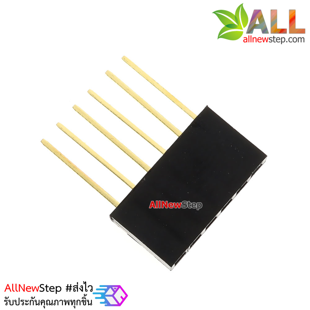 Stackable Header for arduino 2.54MM 6Pin 10MM Long Needle Female 1x6