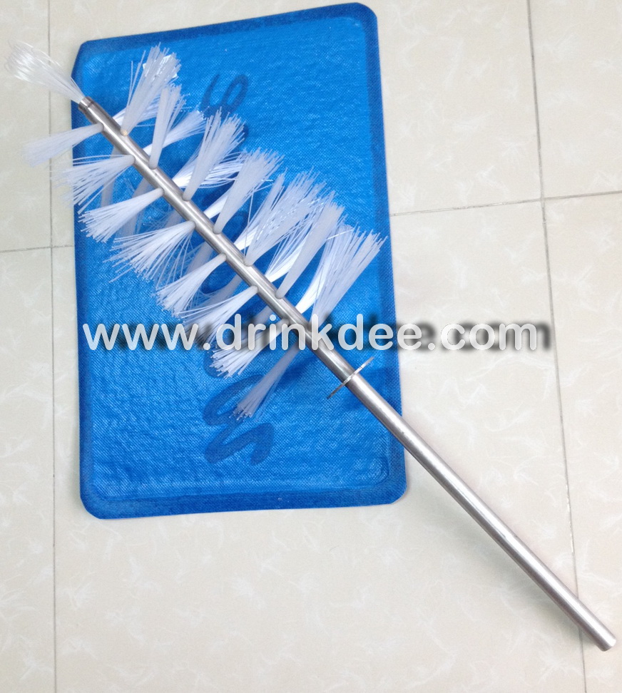 แกนสแตนเลส+ขนแปรงล้างถังภายใน