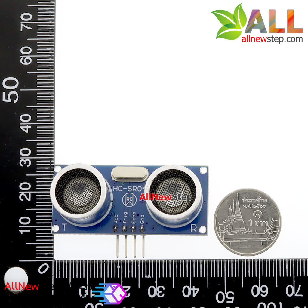 เซนเซอร์ Ultrasonic Module HC-SR04+ Distance Ultrasonic Sensor