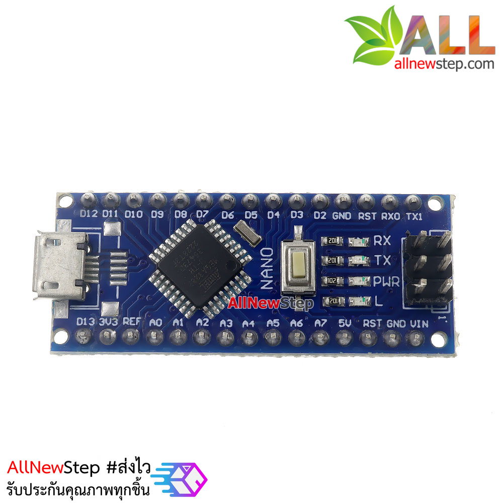 Nano 3.0 Micro USB Atmega328 รุ่นใหม่ CH340 Arduino Compatible หัวต่อแบบ micro usb
