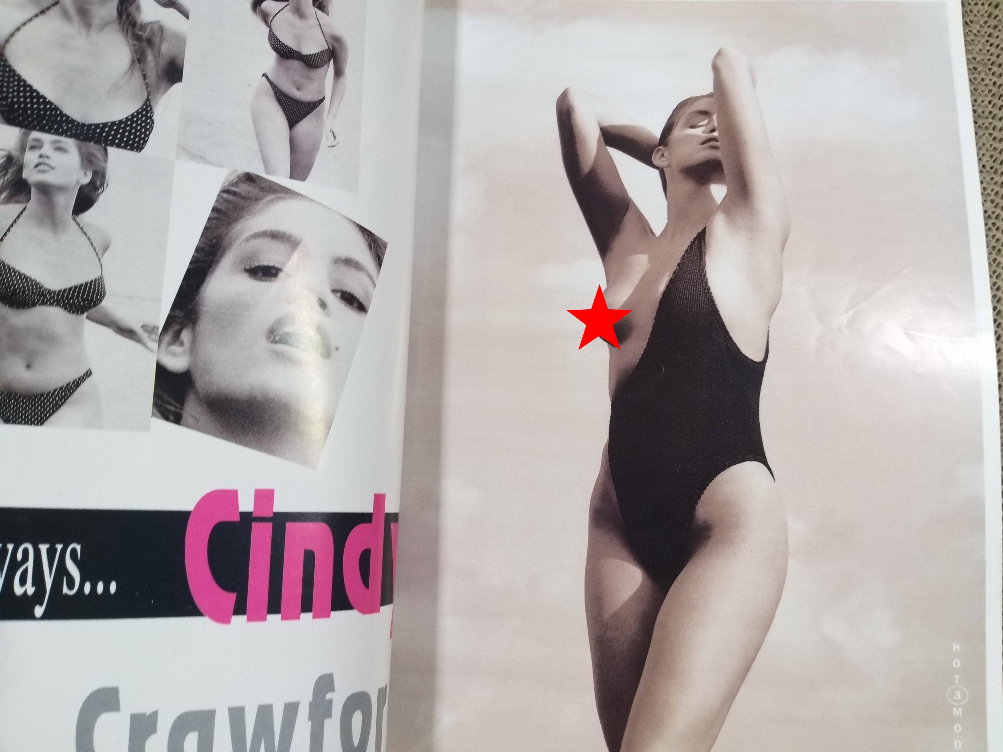 อัลบั้มเซ็กซี่ HOT MODEL VOL.05 ปก CINDY CRAWFORD / UNCEN- / ปกหลังมีรอยถลอกหน่อย