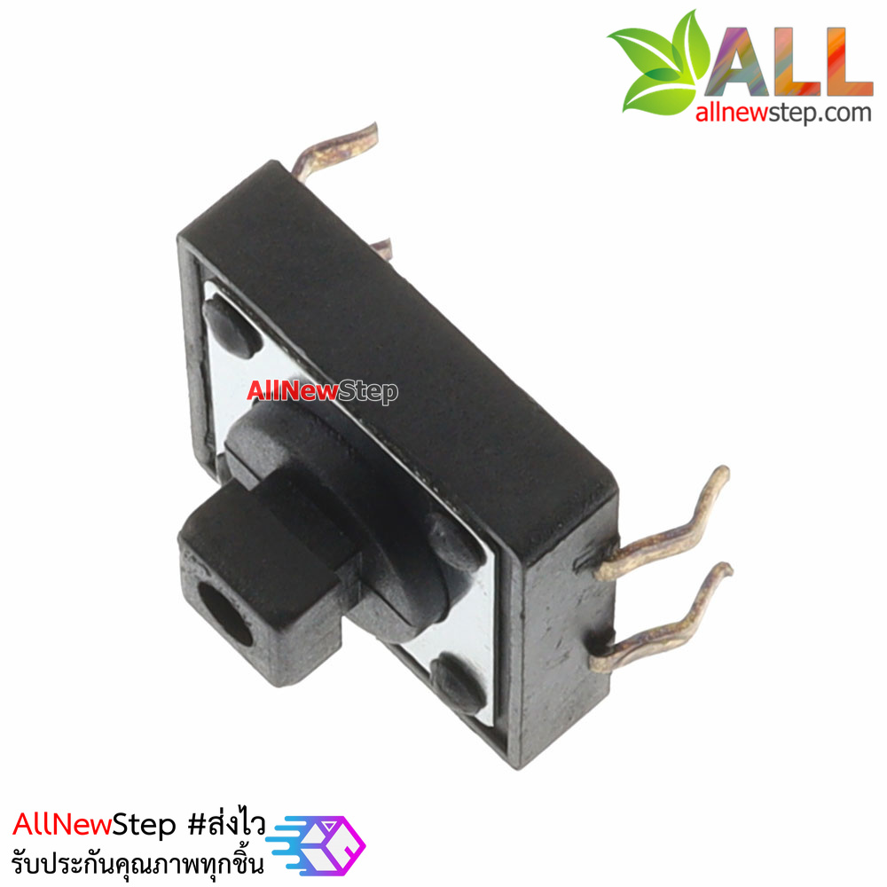 ไมโครสวิตช์ กดติดปล่อยดับ ขนาด 12x12x7.3mm หัวเหลี่ยม Micro switch tact switch button switch