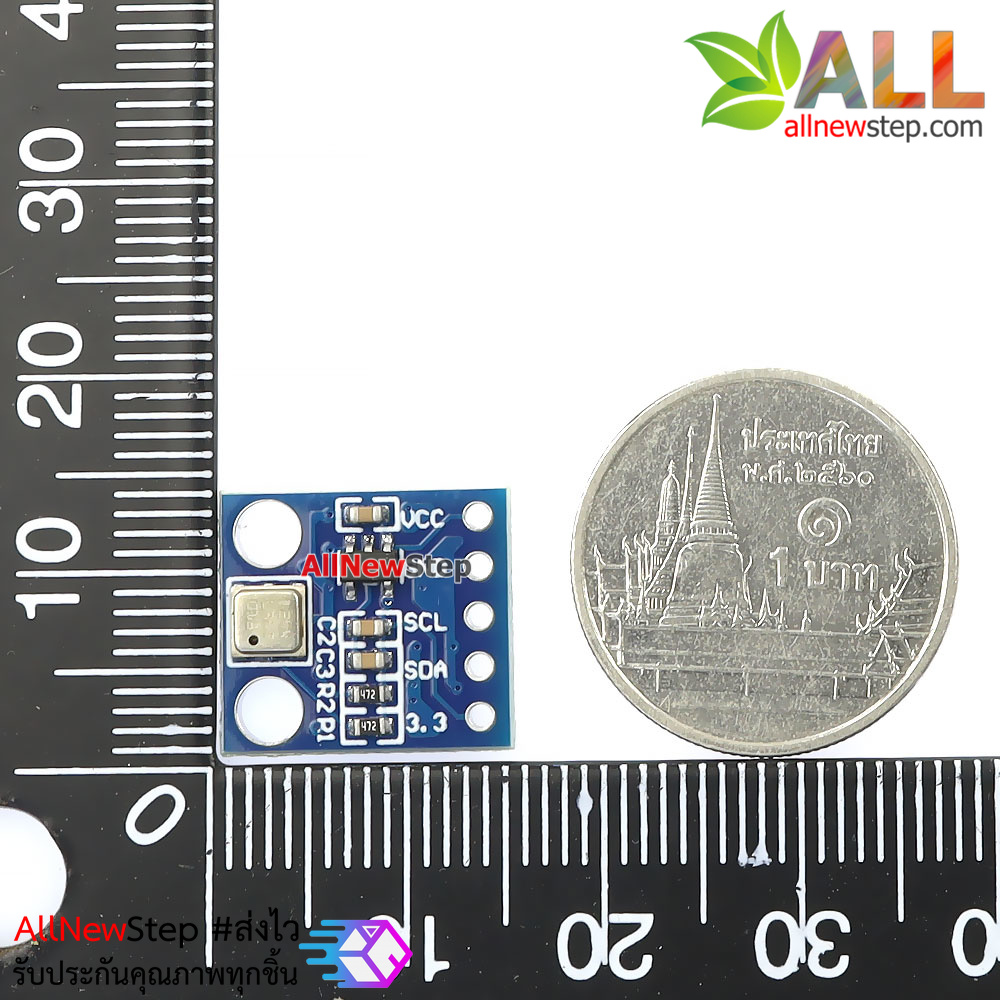 GY-68 BMP180 Pressure Sensor BMP180 เซ็นเซอร์วัดความกดดันอากาศ อุณหภูมิและความชื้น