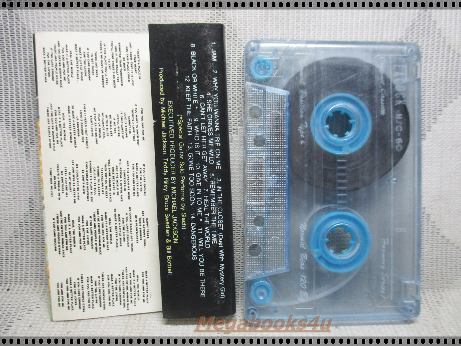 ขายเทปเพลงเก่า MICHAEL JACKSON อัลบั้ม DANGEROUS