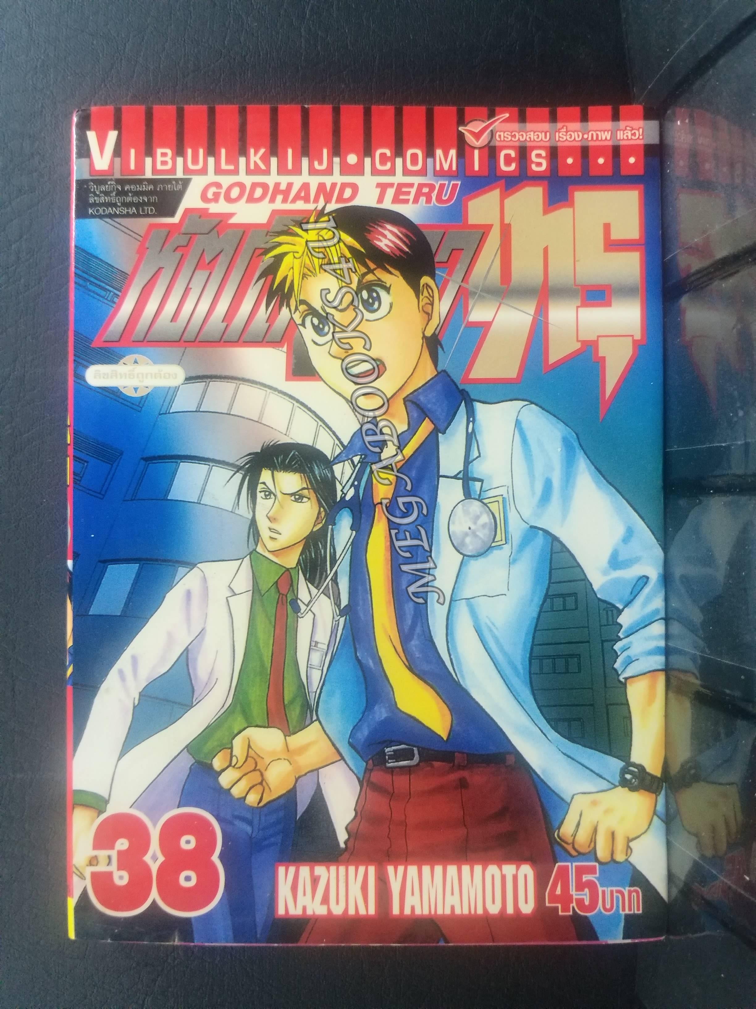 หัตถ์เทวดาเทรุ เล่ม38 โดยKAZUKI YAMAMOTO สนพ.วิบูลย์กิจ การ์ตูนบ้าน (62เล่มจบ)
