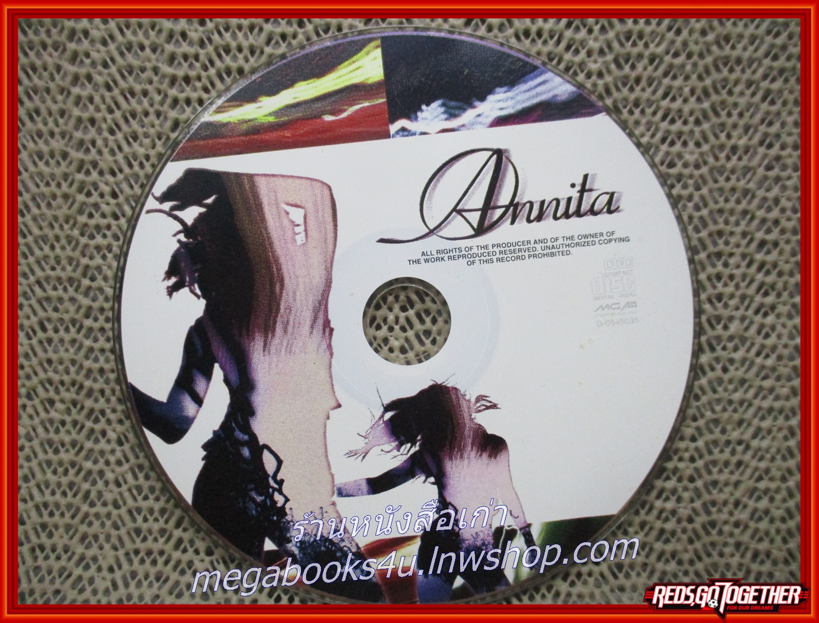 ซีดีเพลงไทยสากล ANNITA แอนนิต้า อัลบั้ม ANNITA where R U?