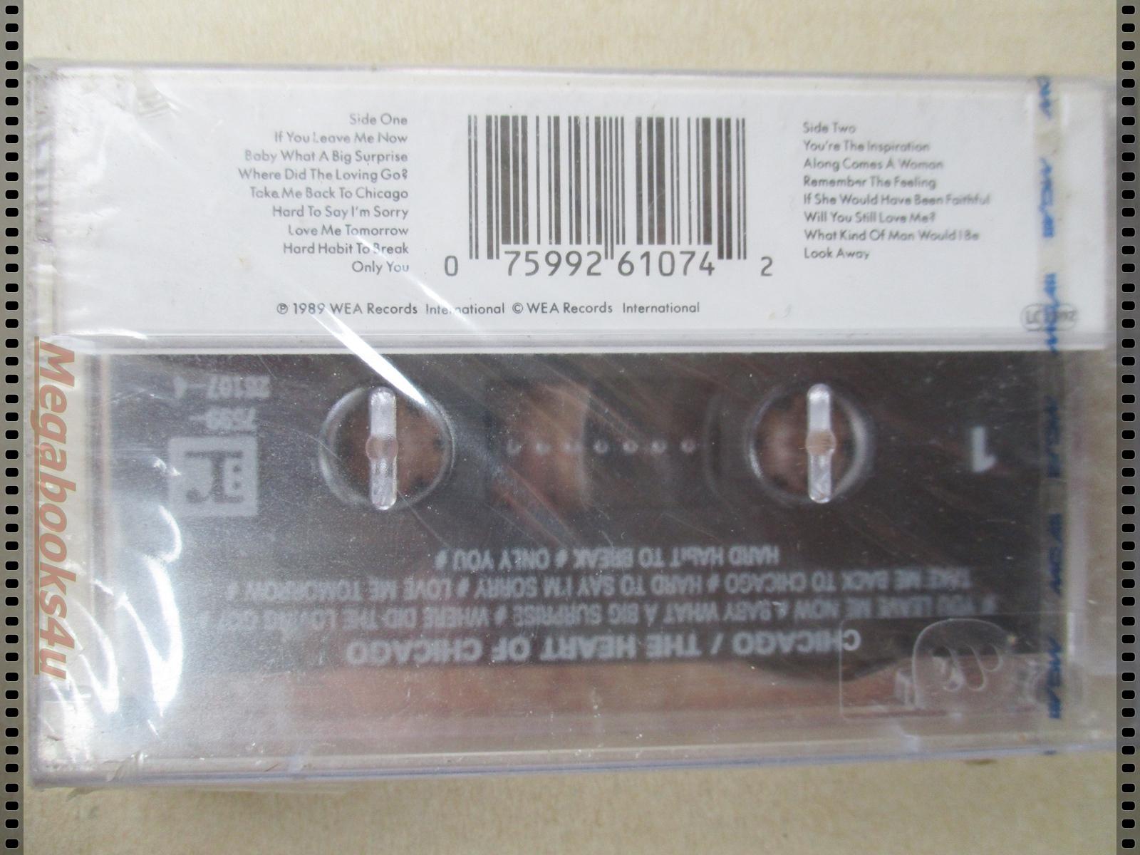 ขายเทปเพลงสากลเก่า THE HEART OF CHICAGO มือ1ในซีล