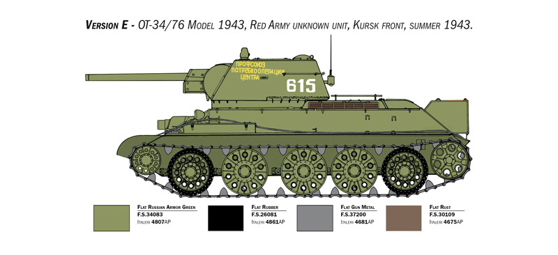 1/35 T-34/76 Model 1943 Early Version Premium Edition