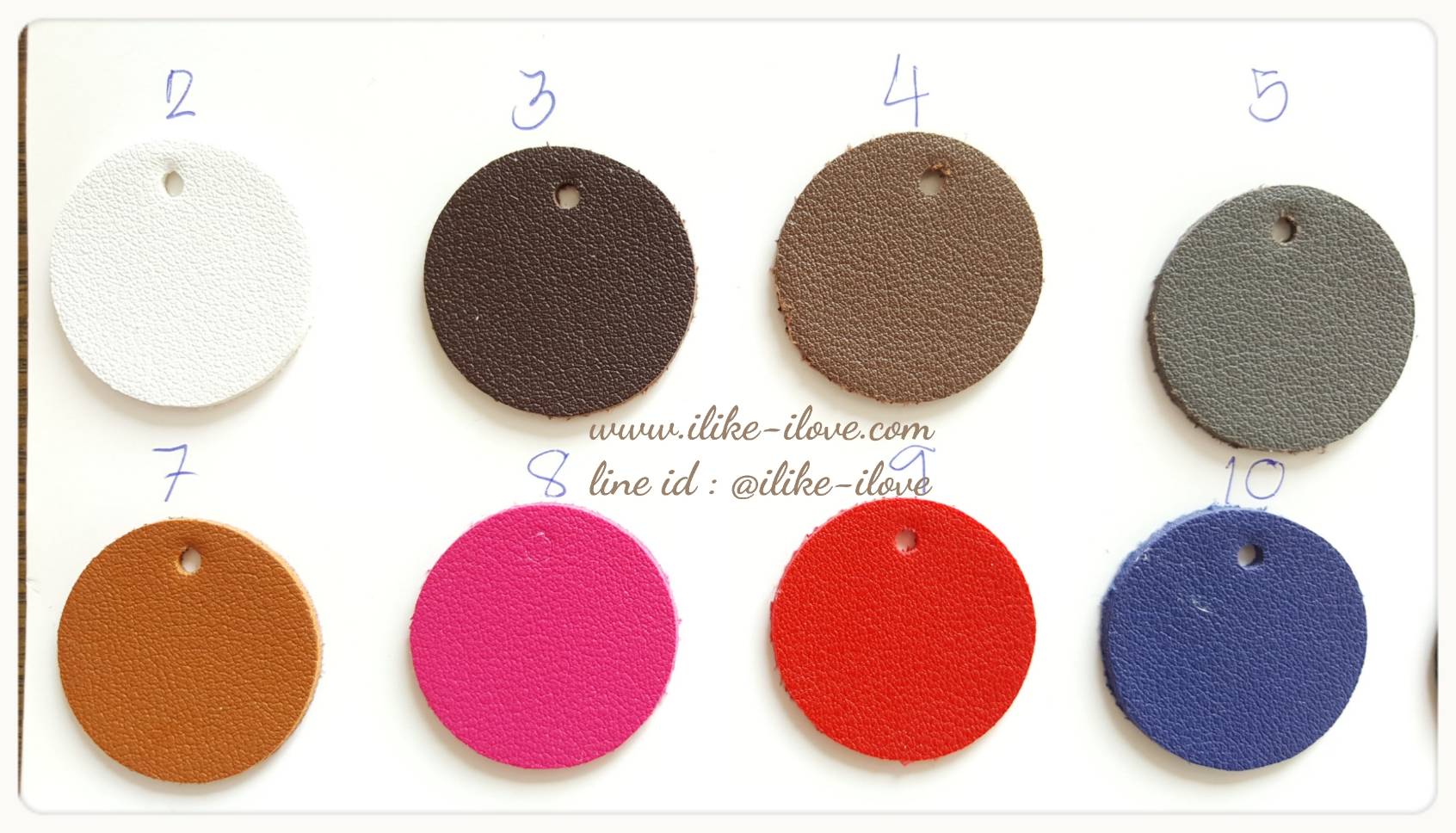 แท็กห้อยกระเป๋าหนัง#805