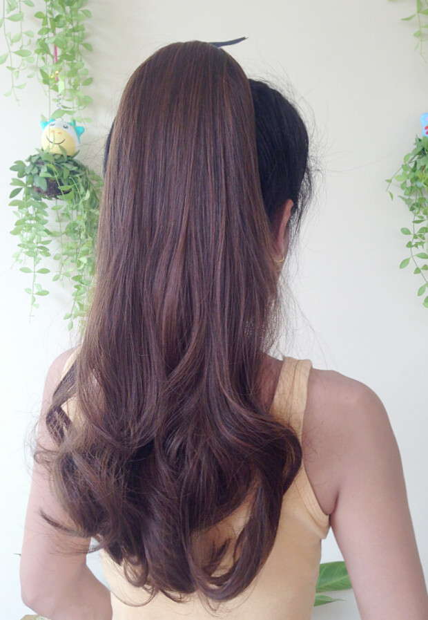 K311 หางม้าลอนคลาย เเบบผูก ทรงผมสวยดูเป็นธรรมชาติคะ