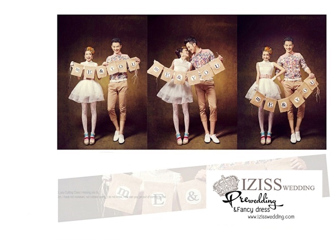 **พรีออเดอร์** PW076 ชุดถ่ายพรีเว็ดดิ้ง (pre wedding dress) ชุดแฟนตาซีชายหญิง "ธีมสีขาว"