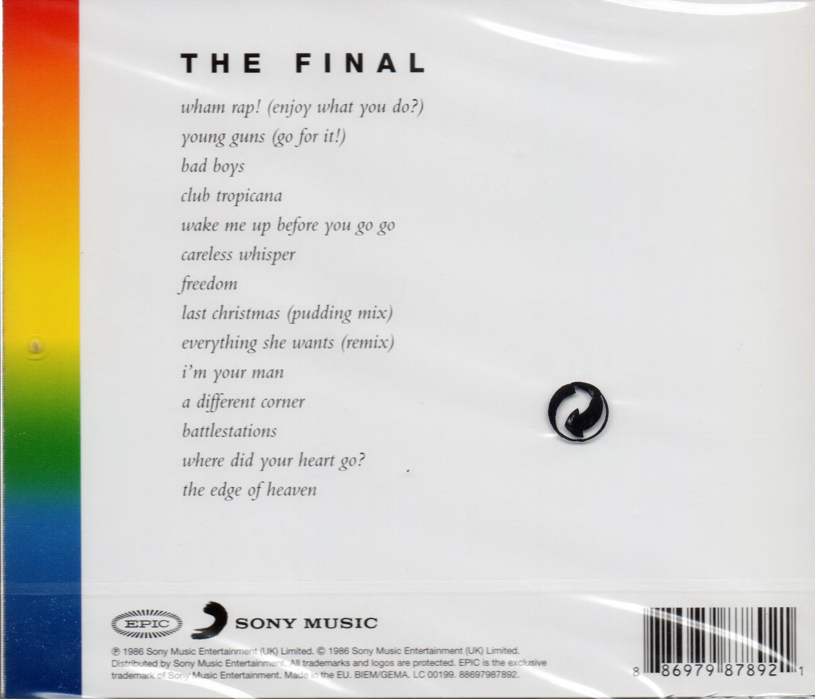 CD,Wham - The Fina (1986)(EU)