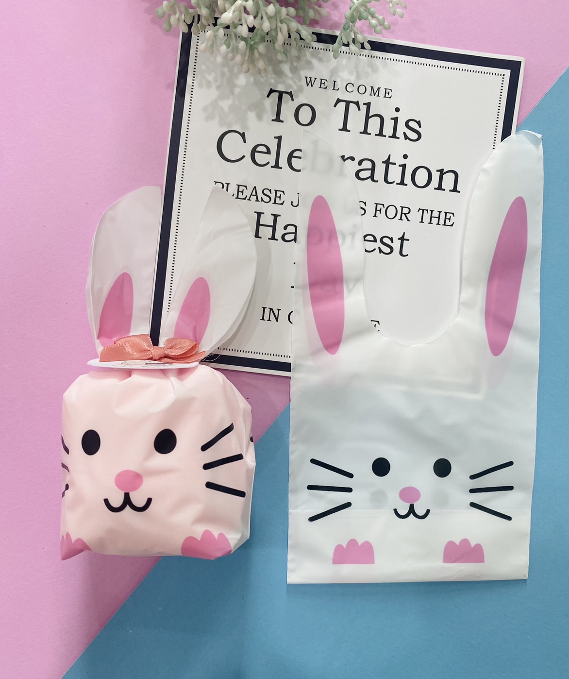 ราคาพิเศษ !! ผ้าขนหนูนาโนแพ็คถุงหูกระต่าย