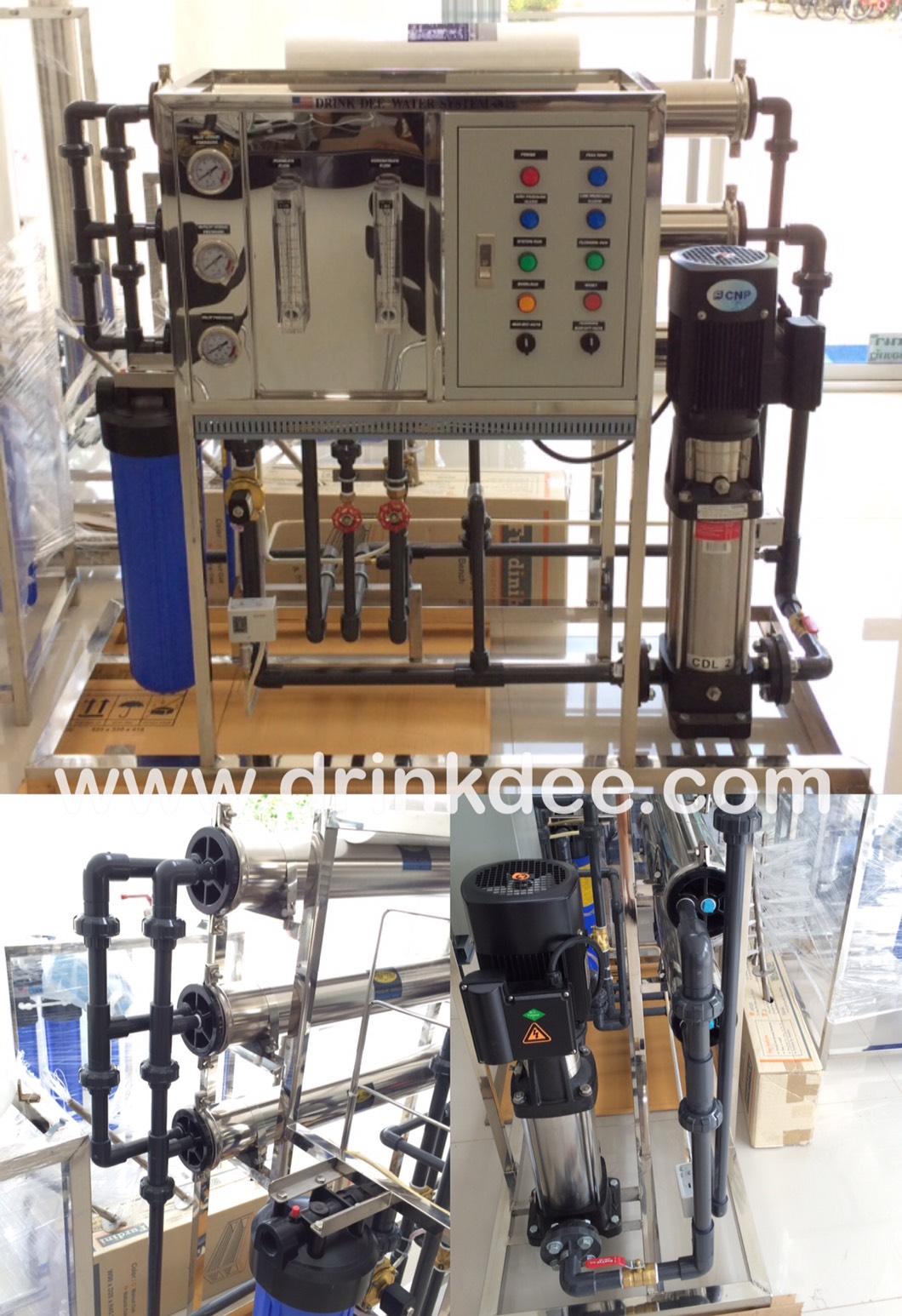 เครื่องกรอง RO.18,000 ลิตร/วัน