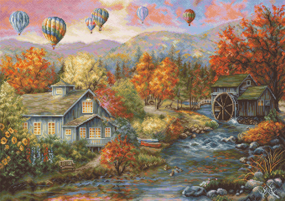 Luca-S ชุดปัก AUTUMN CREEK MILL