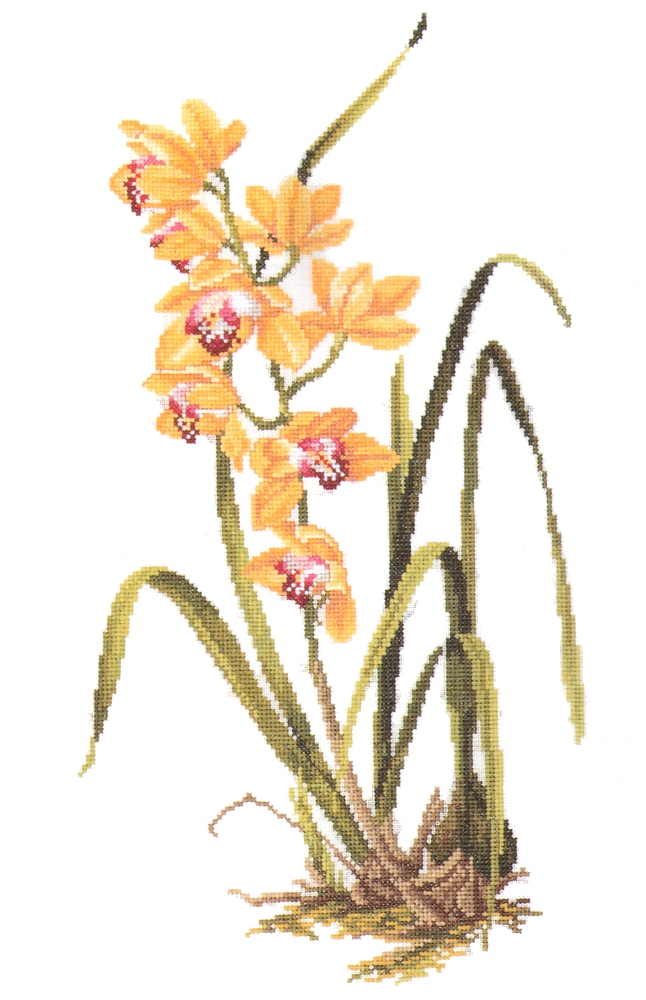 Eva Rosenstand ชุดปัก Yellow orchid